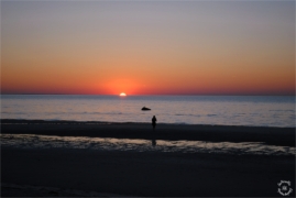 Sunset Silhouette Cape Cod